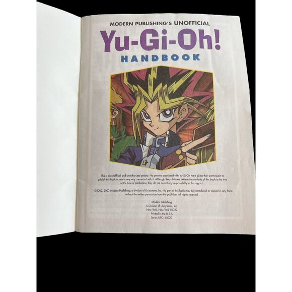 Yu-Gi-Oh! Modern Publishing's Unofficial Handbook 2002, Trading Card Game Y2K - Picture 3 of 4